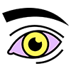 Icon of an eye, symbolizing awareness and focus